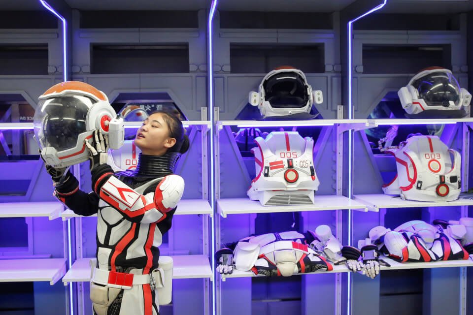 Çin'in Mars Base 1 kampı