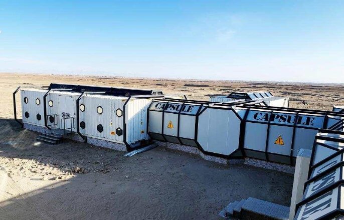 Çin'in Mars Base 1 kampı10