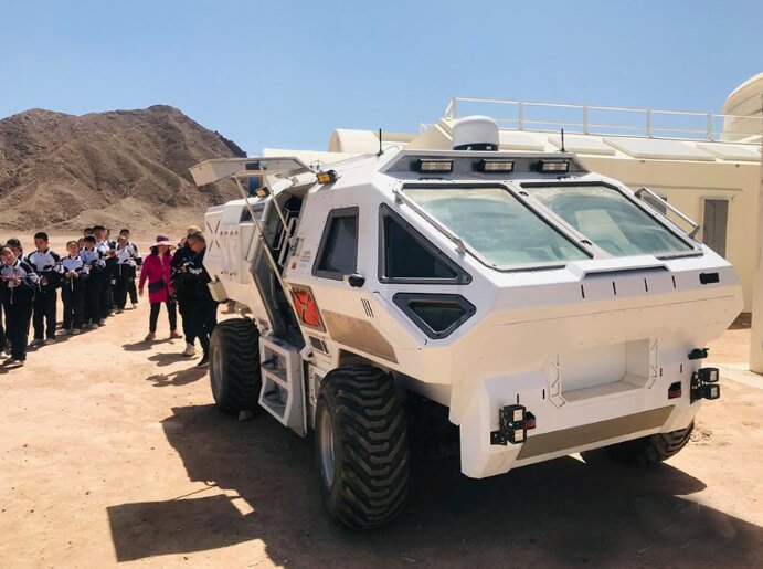 Çin'in Mars Base 1 kampı5