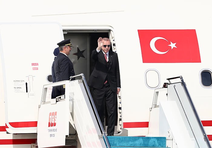 Cumhurbaşkanı Erdoğan Atatürk Havalimanı'ndan Moskova'ya hareket etti