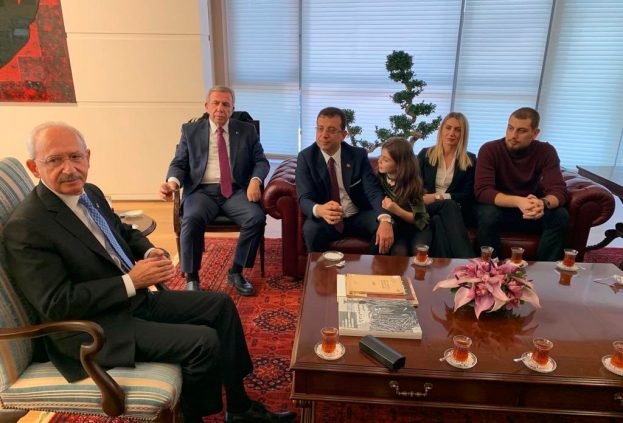 Ekrem İmamoğlu CHP Genel Merkezi'nde Kılıçdaroğlu ve Mansur Yavaş'la buluştu