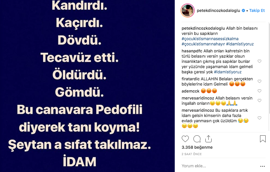 Küçükçekmece'de taciz