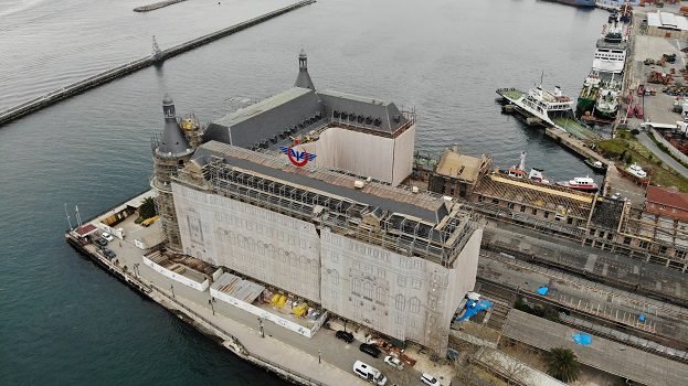 Haydarpaşa Garı havadan görüntülendi