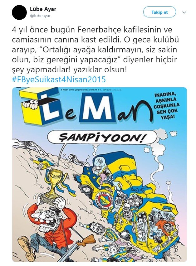 Lube Ayar'dan Fenerbahçe tepkisi