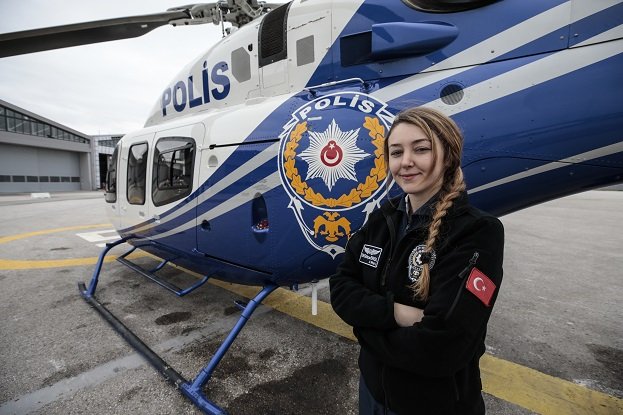 Türk polis teşkilatının ilk kadın pilotu