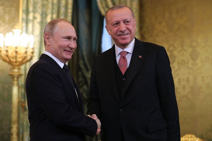 erdoğan ile putin rusya