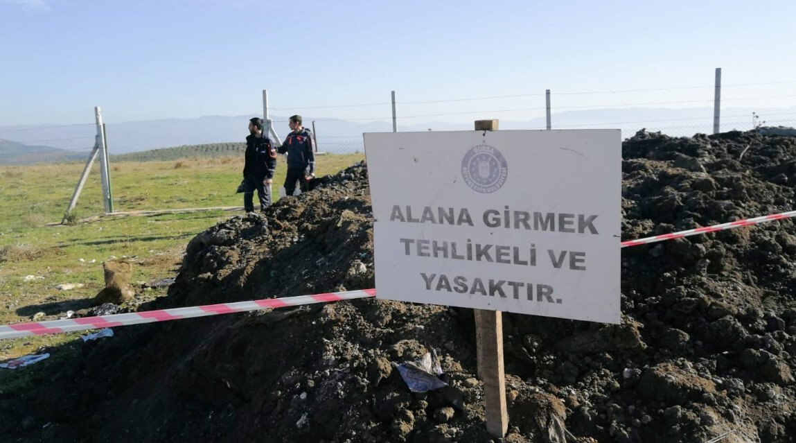 İznik'te kırsal alana kimyasal atık döküldü!