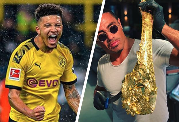 Jadon Sancho, Nusret’e gitti, Almanlar linç etti!