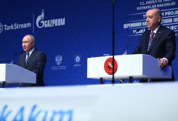 Erdoğan ve Putin’den TürkAkım açılış töreninde önemli açıklamalar