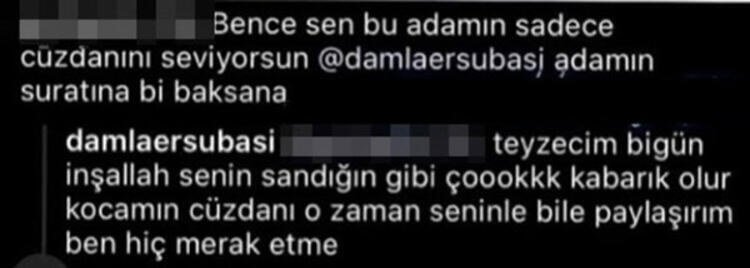 Damla Ersubaşı'ndan takipçisine sert cevap!