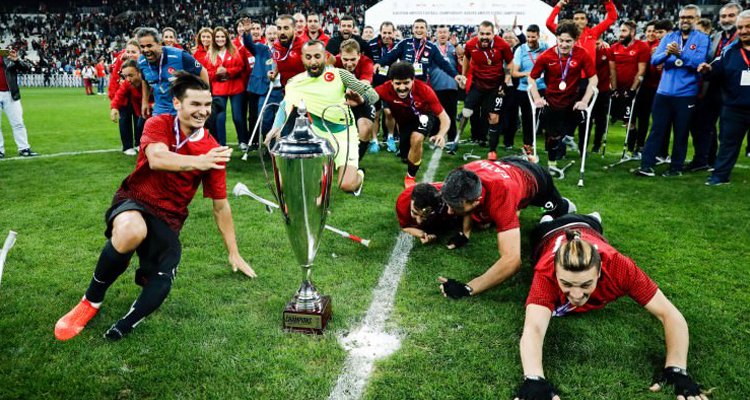 Avrupa'da ampute futbol Türkiye'den sorulur