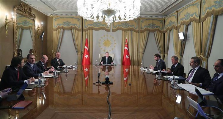 Erdoğan, Merkel, Macron ve Johnson 4'lü video konferansı gerçekleştirdi