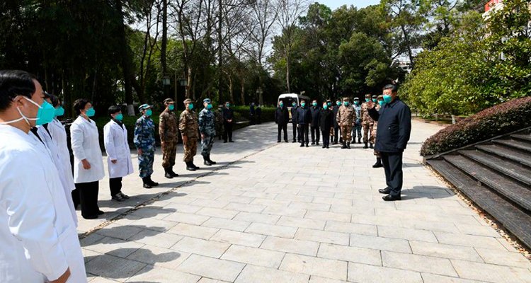 Çin Cumhurbaşkanı Xi Jinping Wuhan'da