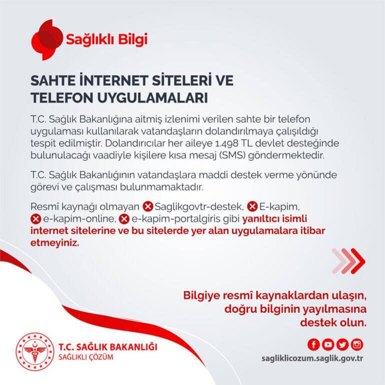 Sağlık Bakanlığı tek tek isimlerini açıklayarak uyardı!