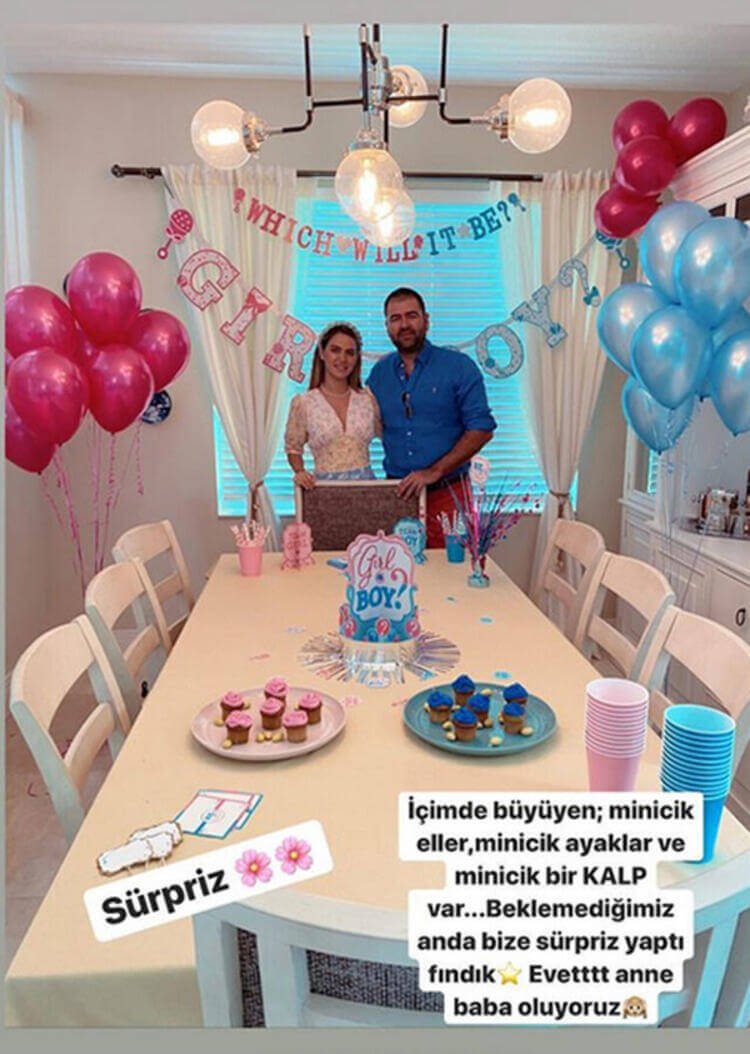 Ceyda Ateş bebeğinin cinsiyetini duyurdu